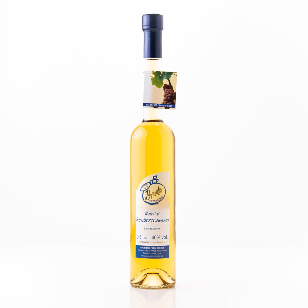 Brennerei Bruder Marc vom Gewürztraminer Sherryfass 0,5l