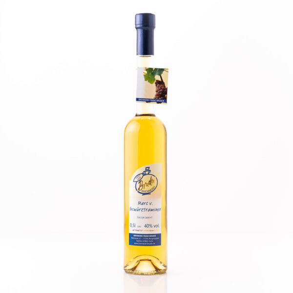 Brennerei Bruder Marc vom Gewürztraminer Sherryfass 0,5l