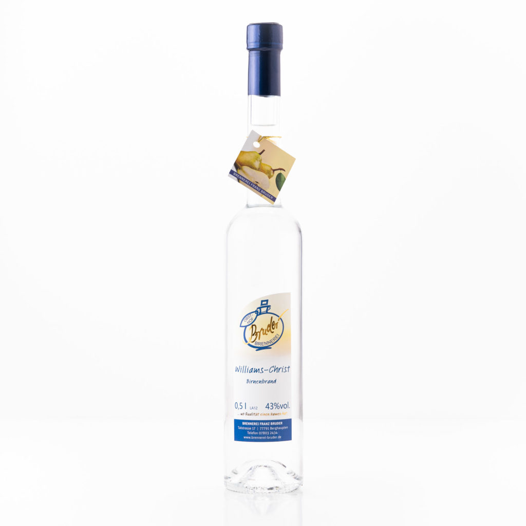 Brennerei Bruder Williams Christ Birnenbrand 0,5l